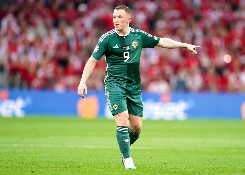 Shayne Lavery had Northern Ireland’s best chances