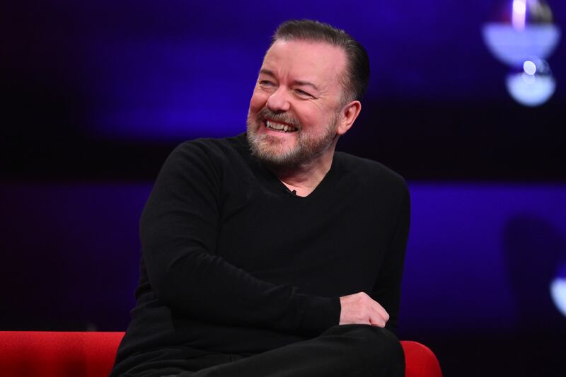 Ricky Gervais has issued a warning about the topics he discusses in his new special