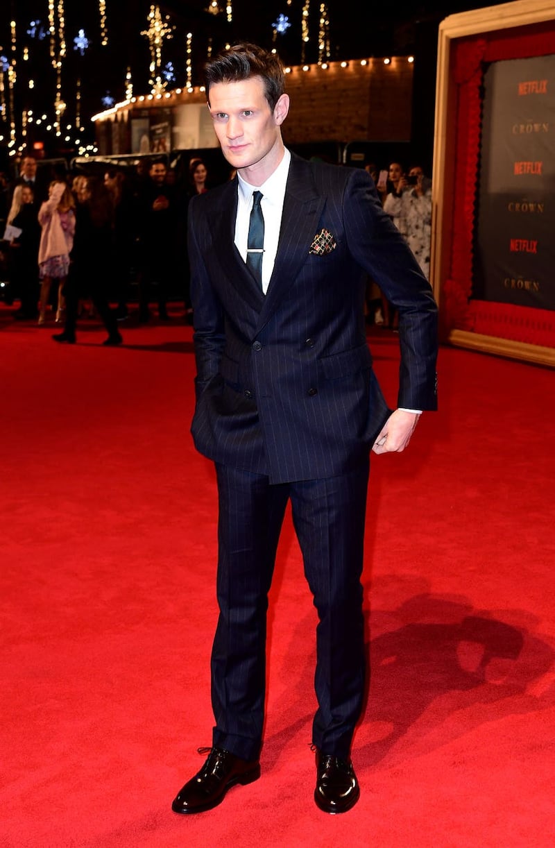 Matt Smith on the red carpet