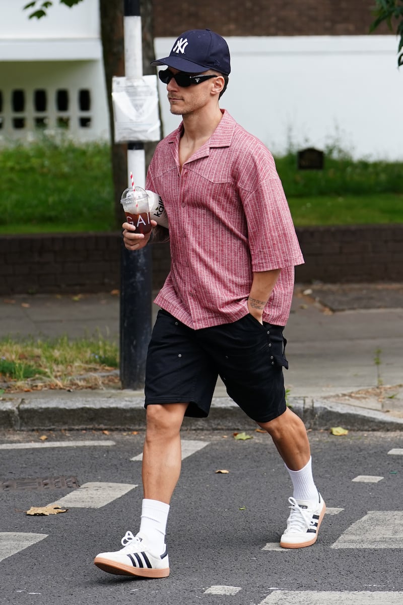 Gorka Marquez enjoyed an iced coffee