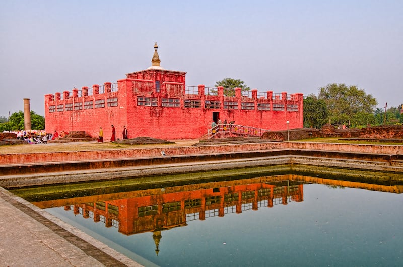 Maya Devi Temple, which enshrines the traditional site of the Buddha’s birth