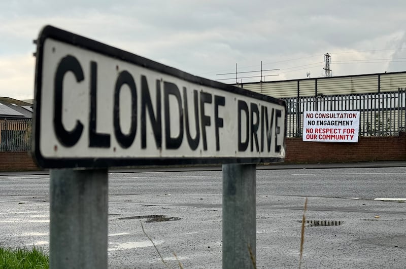 Banners have been erected in east Belfast on the Castlereagh Road and Clonduff Drive.