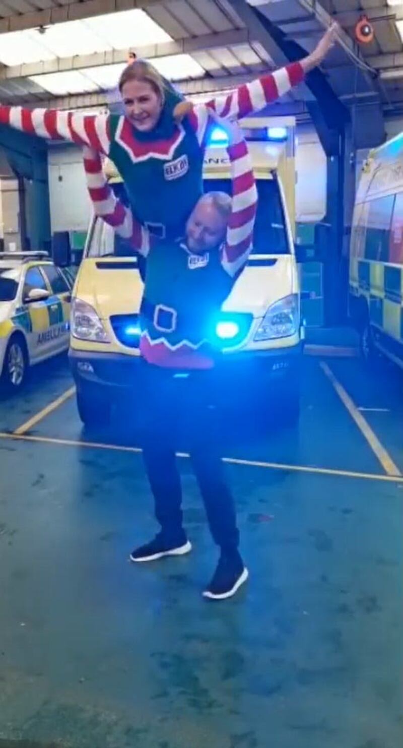 Worthing Ambulance Service's Christmas video 