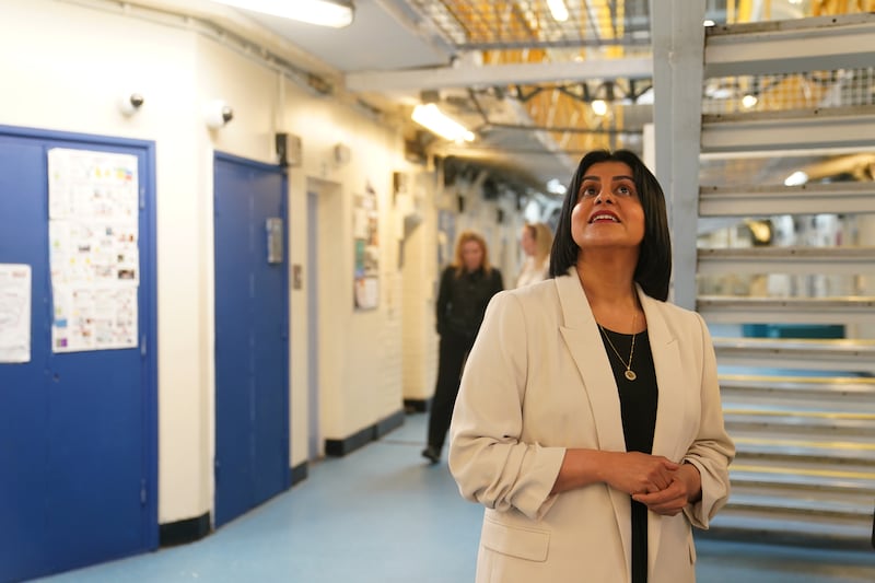 Justice Secretary Shabana Mahmood during a visit to HMP Bedford in July