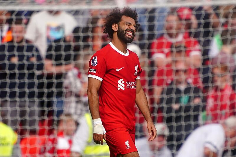 Liverpool’s Mo Salah.