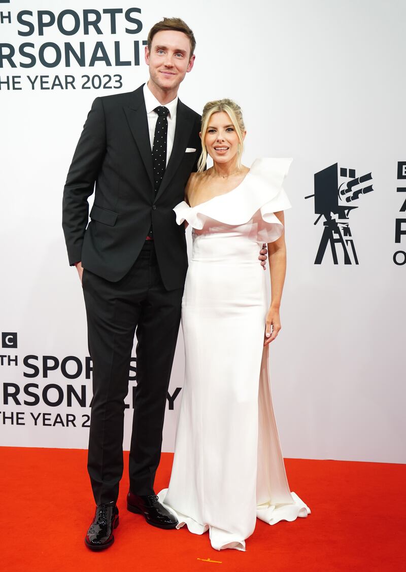 Stuart Broad and Mollie King