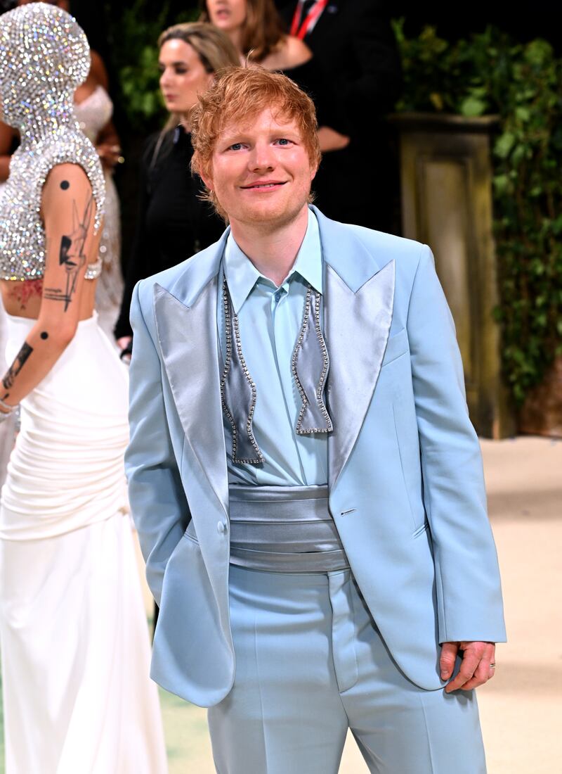 Ed Sheeran attending the Metropolitan Museum of Art Costume Institute Benefit Gala 2024