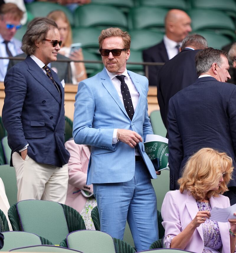 Damian Lewis in the royal box
