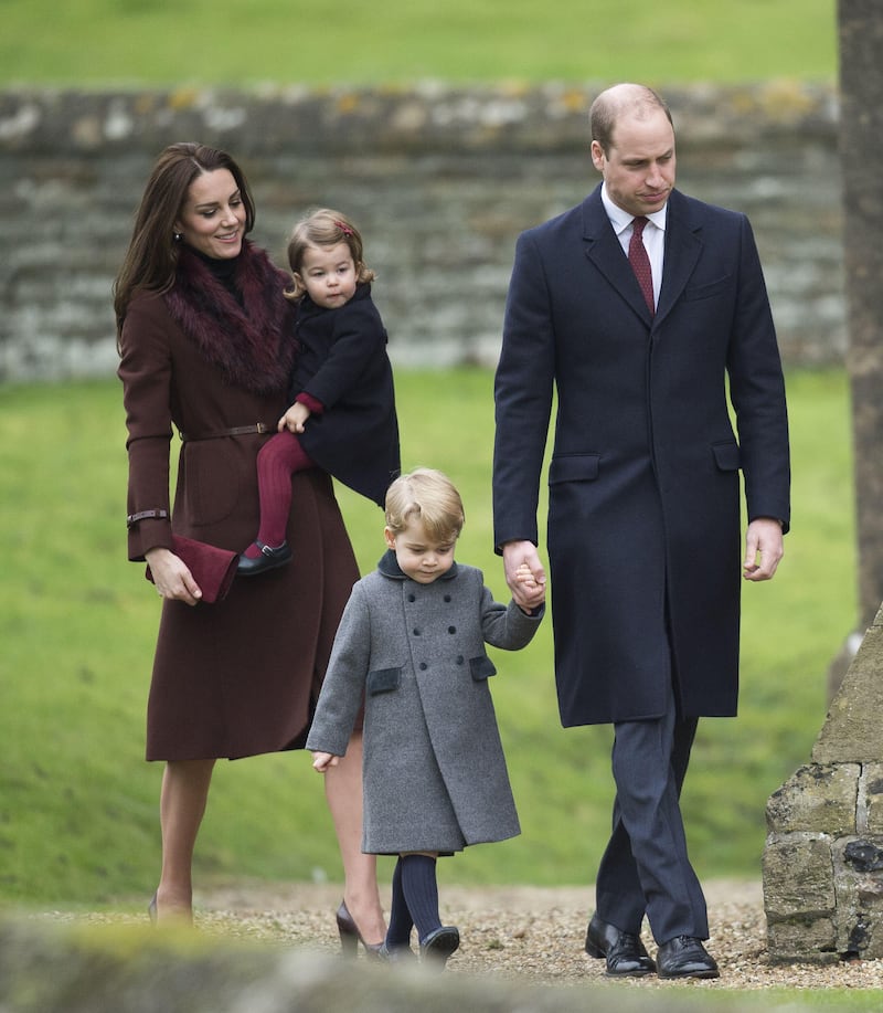 The Princess of Wales often wears fur trims to incorporate fesyive glamour into her ensembles