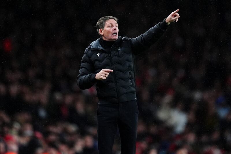 Oliver Glasner rued Crystal Palace’s display at the Emirates Stadium