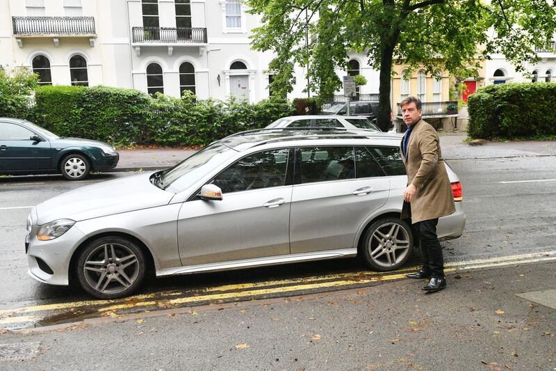 Nick Knowles arrives at court (Ben Birchall/PA)