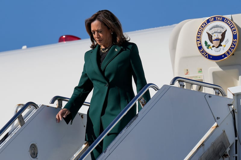 Democratic presidential nominee Vice President Kamala Harris (Jacquelyn Martin/AP)