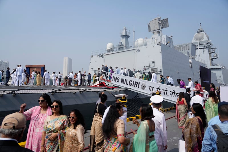 The commissioning took place in Mumbai (AP)