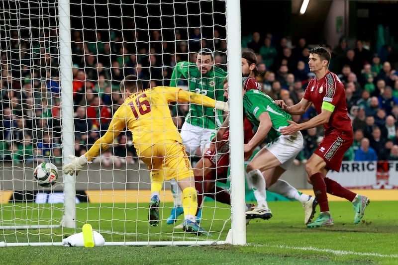 Daniel Ballard put Northern Ireland ahead