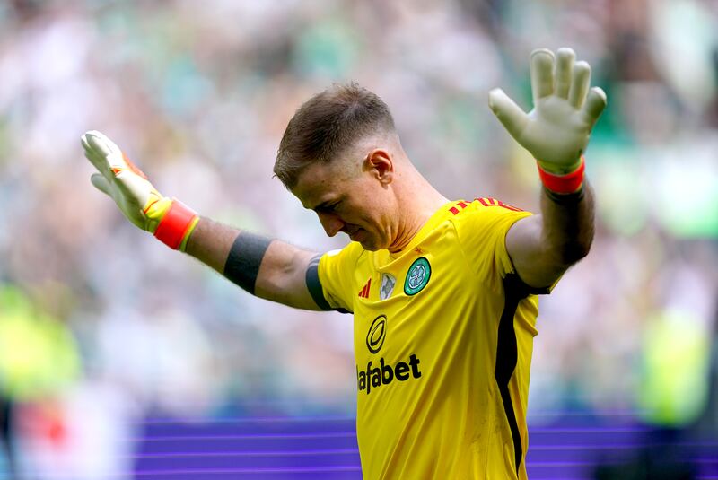 Celtic goalkeeper Joe Hart is set for another emotional afternoon