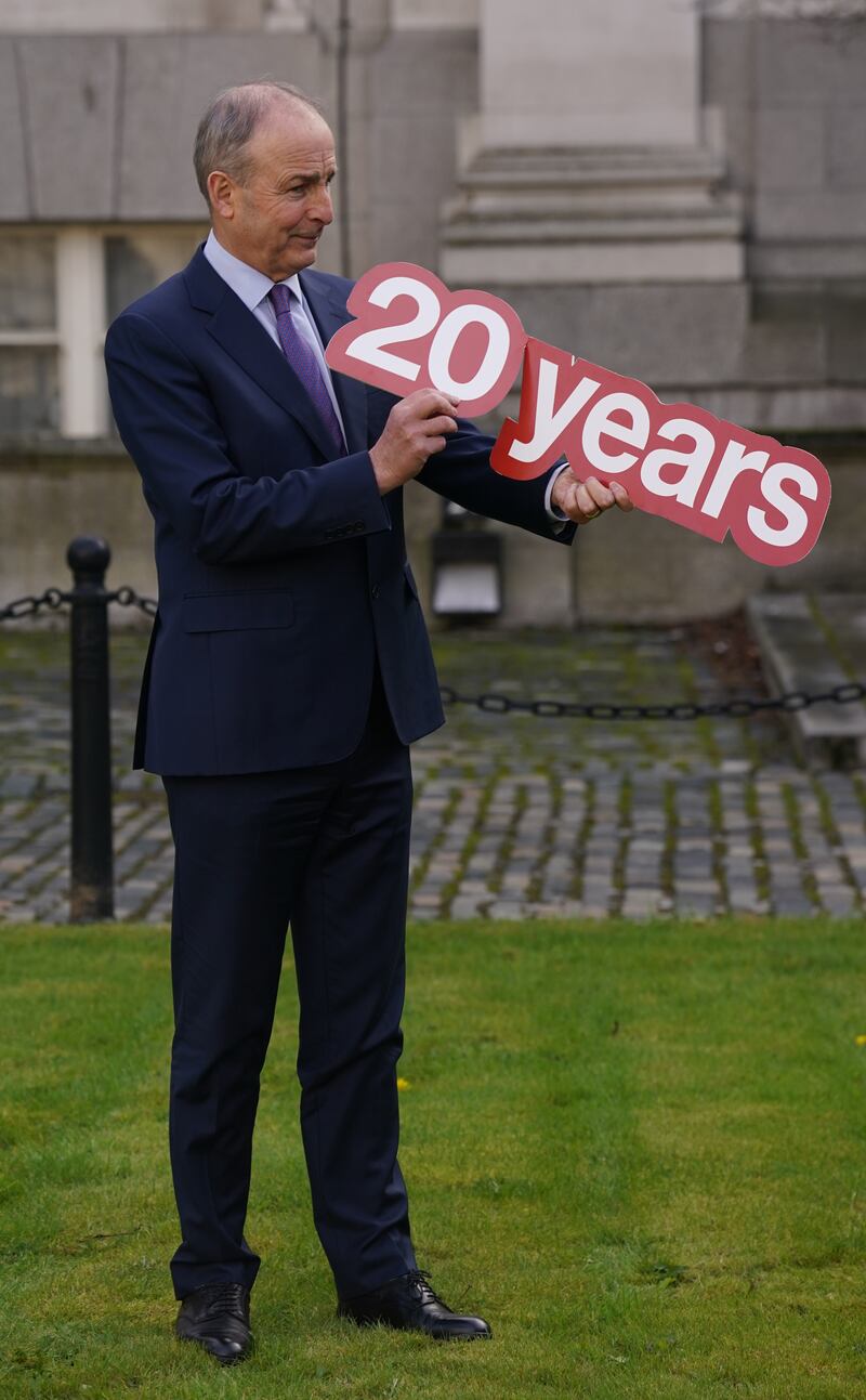 Tanaiste Micheal Martin at Government Buildings