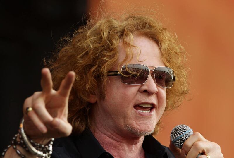 Mick Hucknall is on the bill 