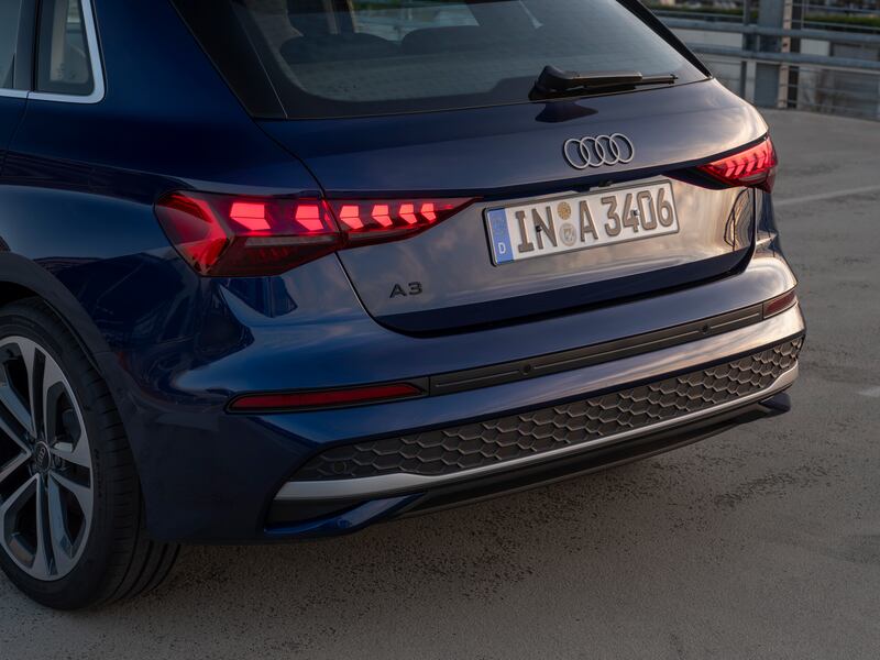 The rear lights feature LED technology