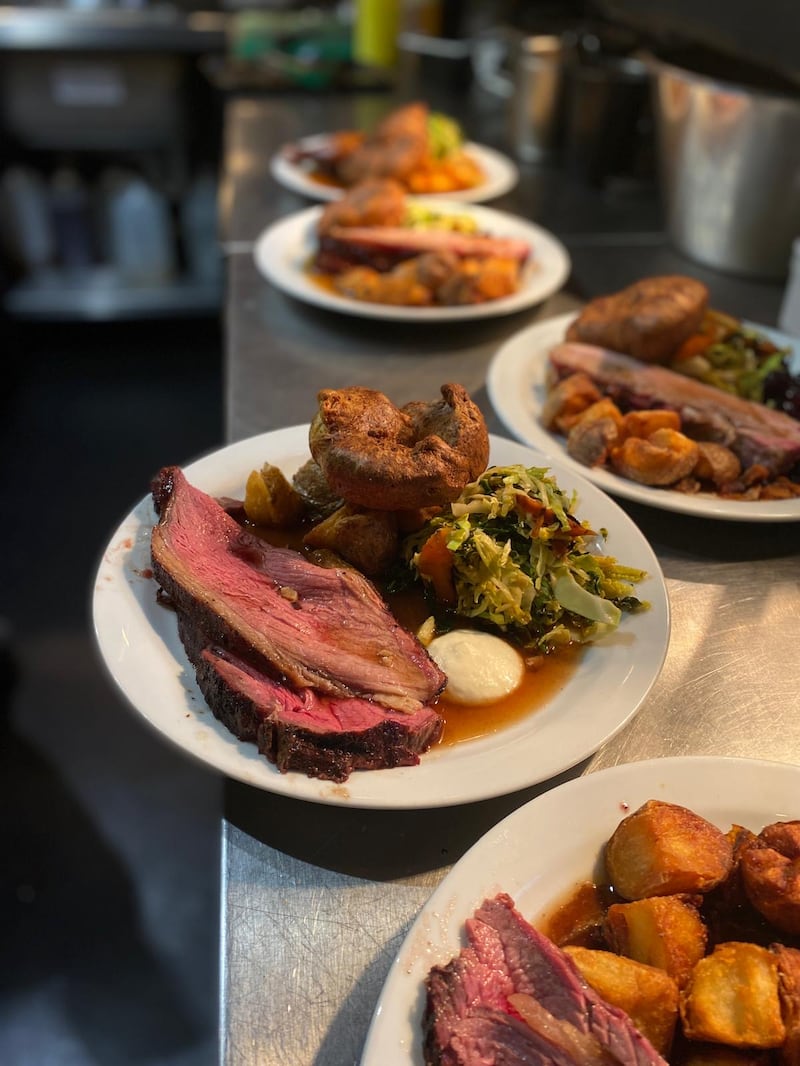 Sunday roast at the Lagom at Hackney Church Brew Co