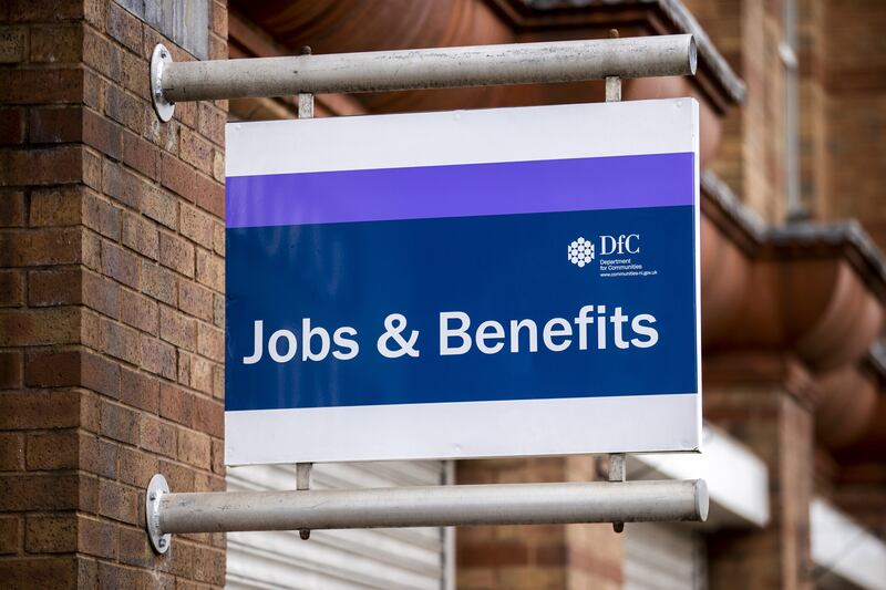 Job & Benefits office on Great Victoria Street in Belfast. (Liam McBurney/PA Wire)