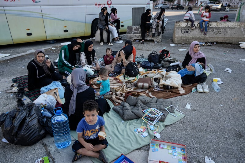 Humanitarian organisations fear a ‘catastrophe’ in Lebanon as the prospect of a full-scale regional war draws closer (Bilal Hussein/AP)