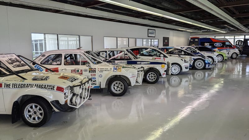 Real and replica rally cars from Ford's illustrious past form part of the collection's motorsport section