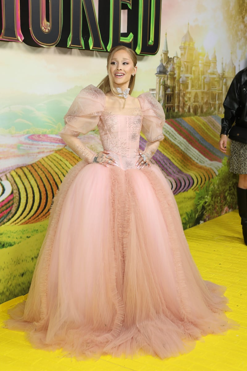 Ariana Grande wore custom Vivienne Westwood to the Australia premiere of Wicked