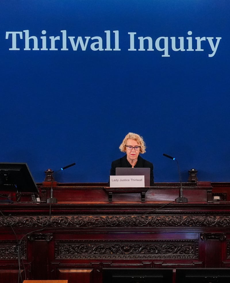 Lady Justice Thirlwall is chairing the public hearings into the Letby case, at Liverpool Town Hall