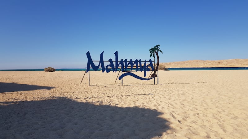 Mahmya beach club on Big Giftun Island in Hurghada