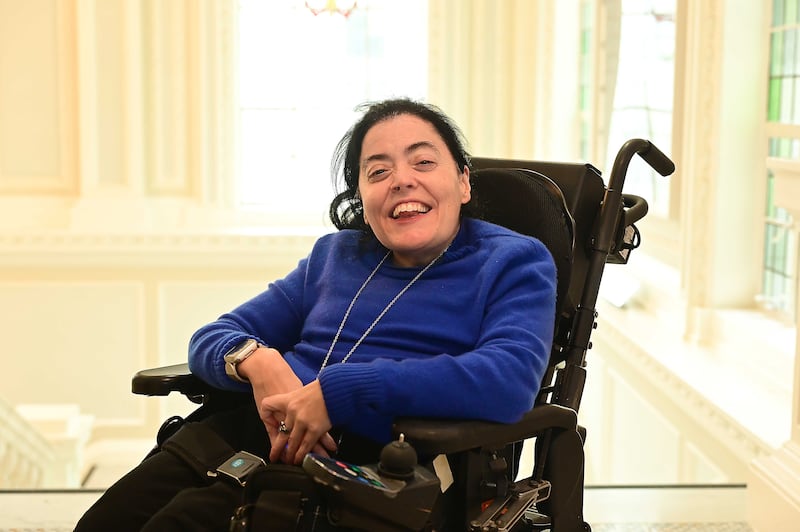 Joanne Sansome pictured at the conference at Belfast City Hall. PICTURE: ARTHUR ALLISON/PACEMAKER PRESS