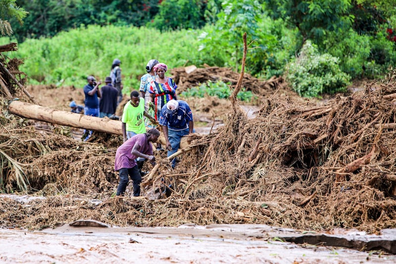 Parts of Kenya have been flooded (Patrick Ngugi/AP)