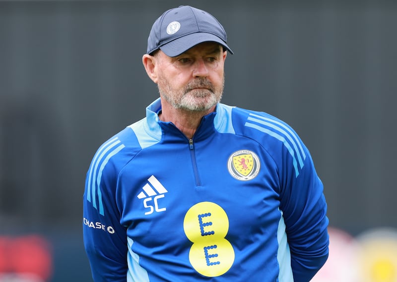 Scotland manager Steve Clarke is considering his options