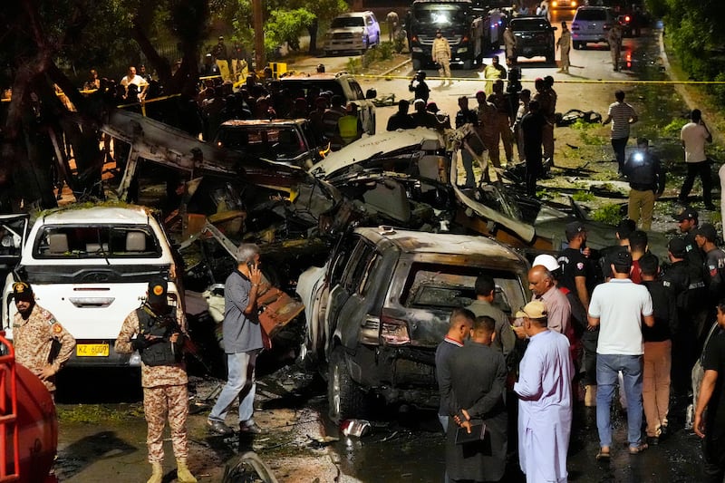 Pakistani Baloch separatists have claimed responsibility for the deadly blast (AP)