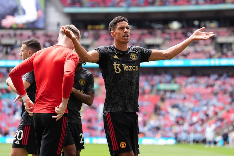 Raphael Varane won the FA Cup with Manchester United before announcing his retirement