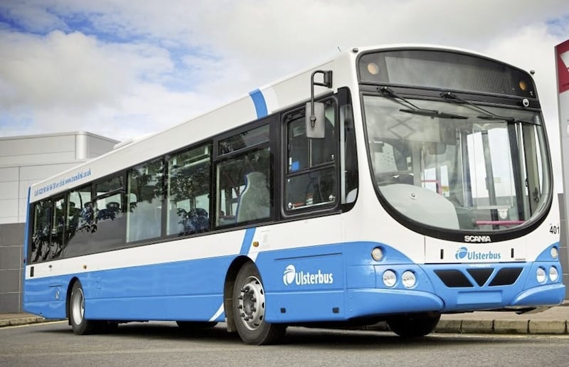 A passenger was injured after an Ulsterbus stopped suddenly in Comber last Wednesday 