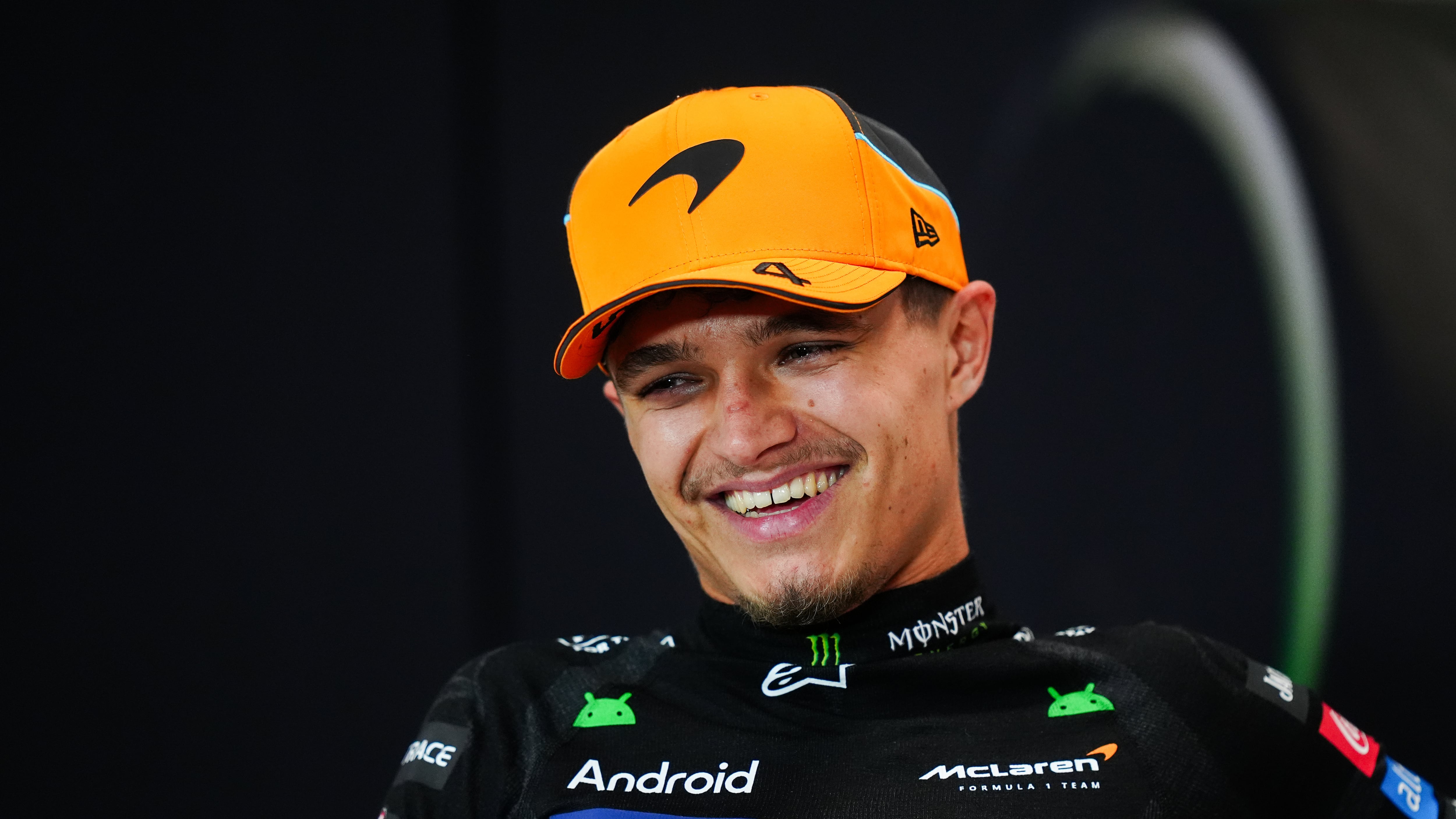 Lando Norris finished fastest in opening practice in Spain