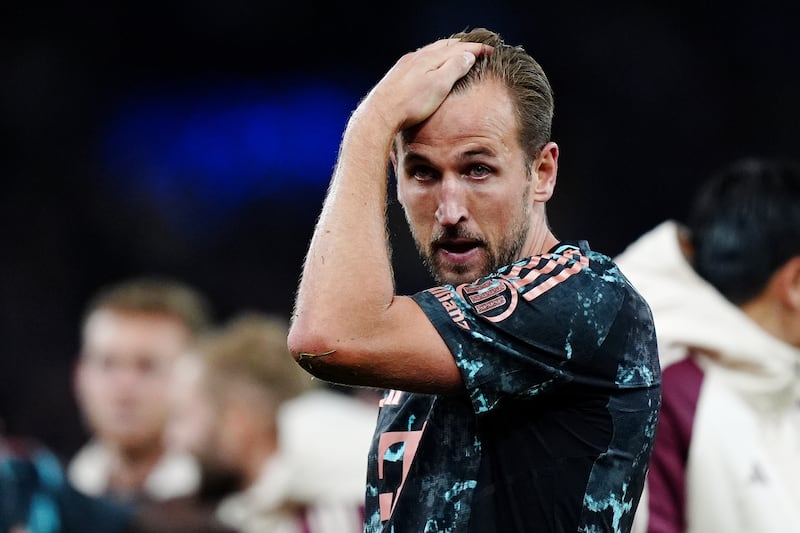 Harry Kane could not help Bayern Munich to victory