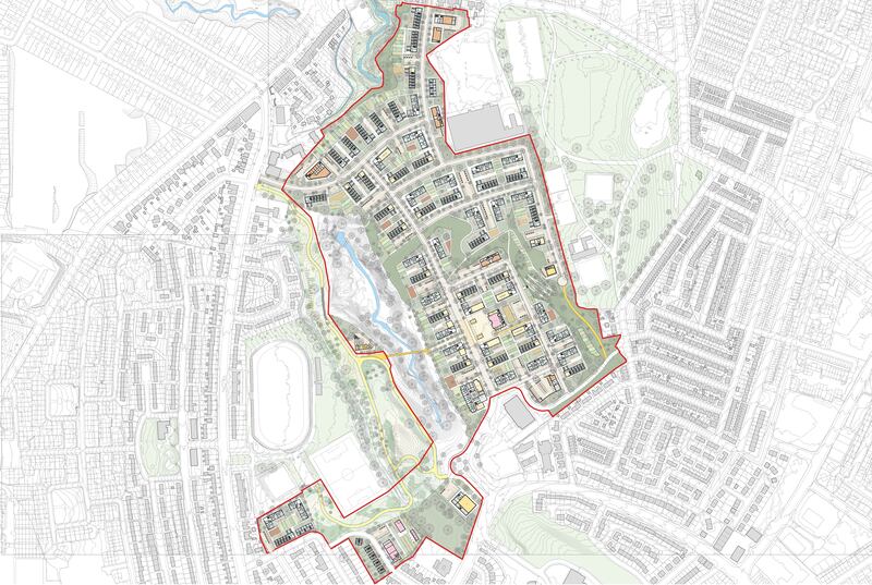 Take Back the City’s masterplan for the Mackies site in west Belfast.