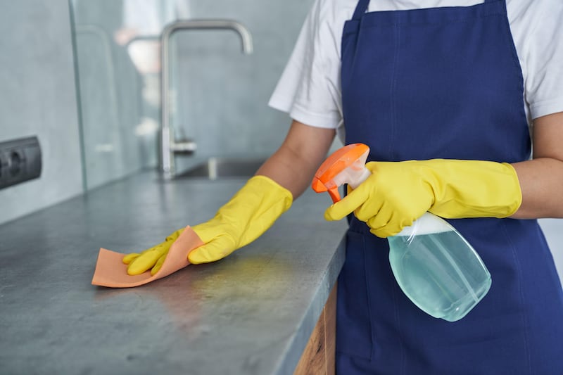 Make sure you keep surfaces clean