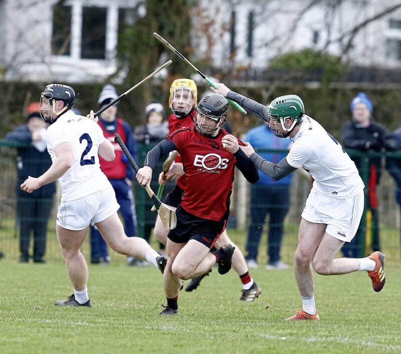 Ronan Costello should be available for Down against Kerry on Saturday despite splitting his hand in training Picture by Philip Walsh 