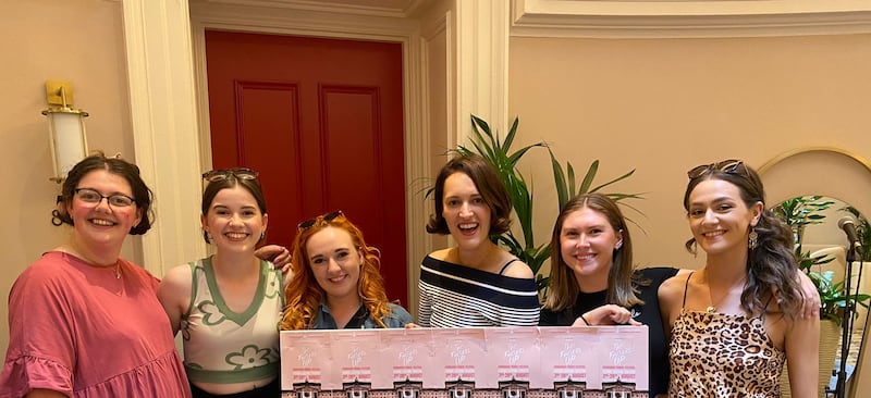 The SkelpieLimmer team with Phoebe Waller-Bridge