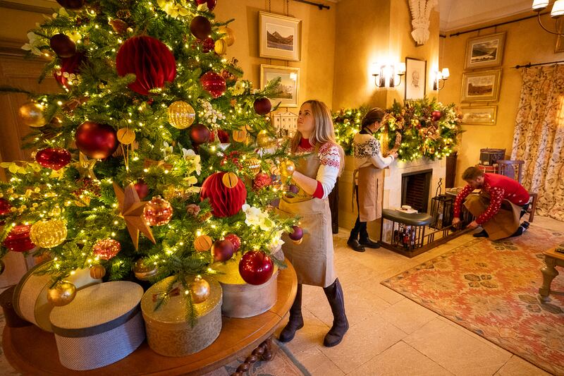 The decorations on the Highgrove estate