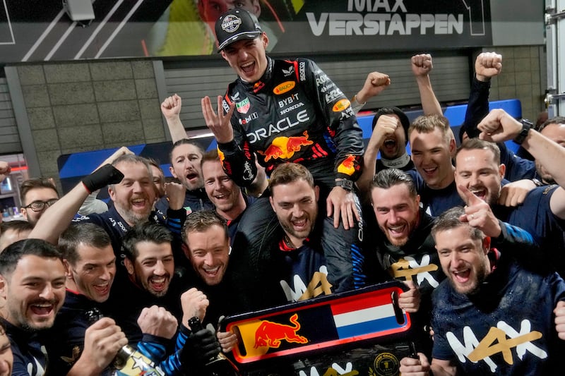 Max Verstappen says he is loyal to the Red Bull team (Matt York/AP)