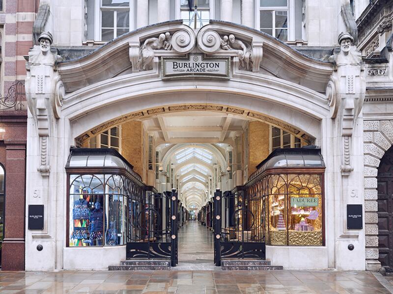 &nbsp;Burlington Arcade is as full of history as it is shops