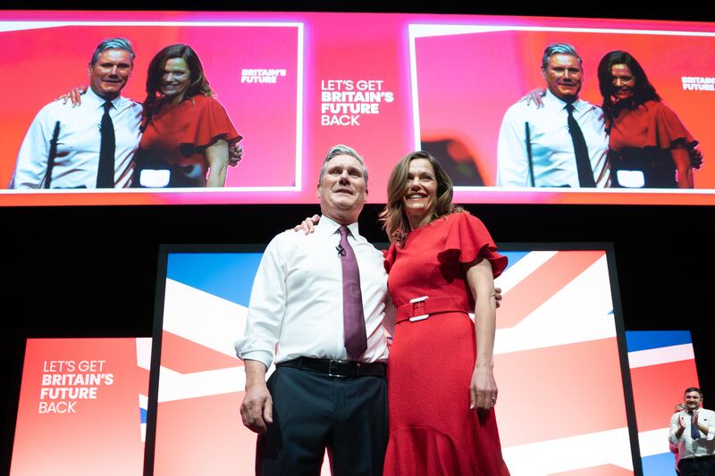 Labour leader Sir Keir Starmer said his wife Victoria Starmer was his ‘complete support’