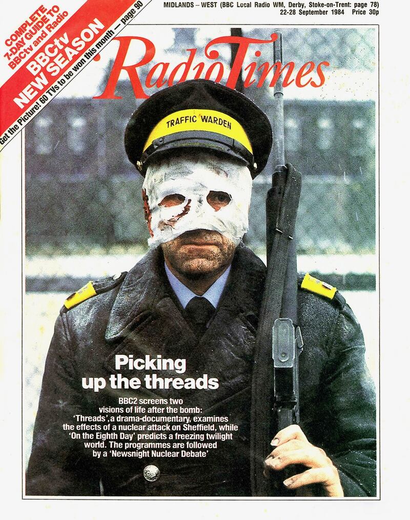 The cover of the Radio Times from 1984 announcing Threads