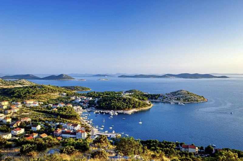 The Kornati archipelago in Croatia between Zadar and Sibenik 
