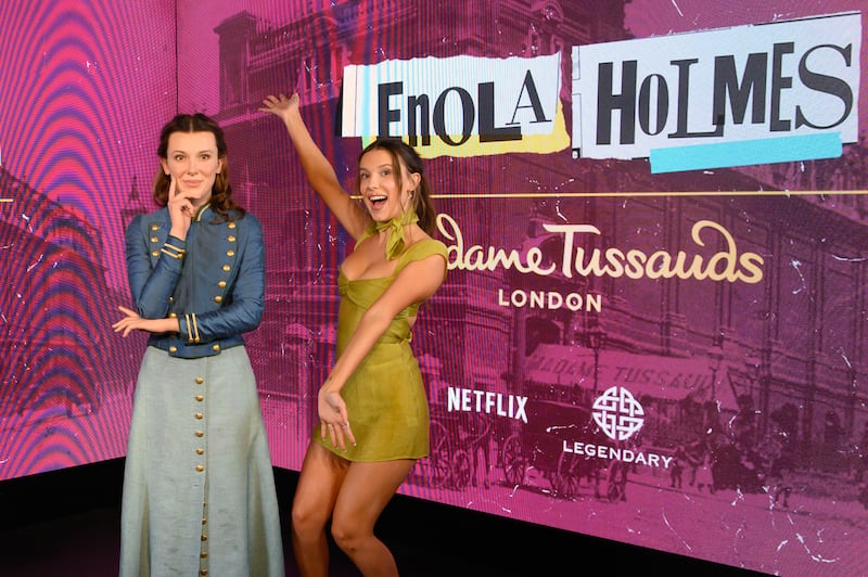 Actor Millie Bobby Brown surprised fans at an exclusive launch event (Madame Tussauds)