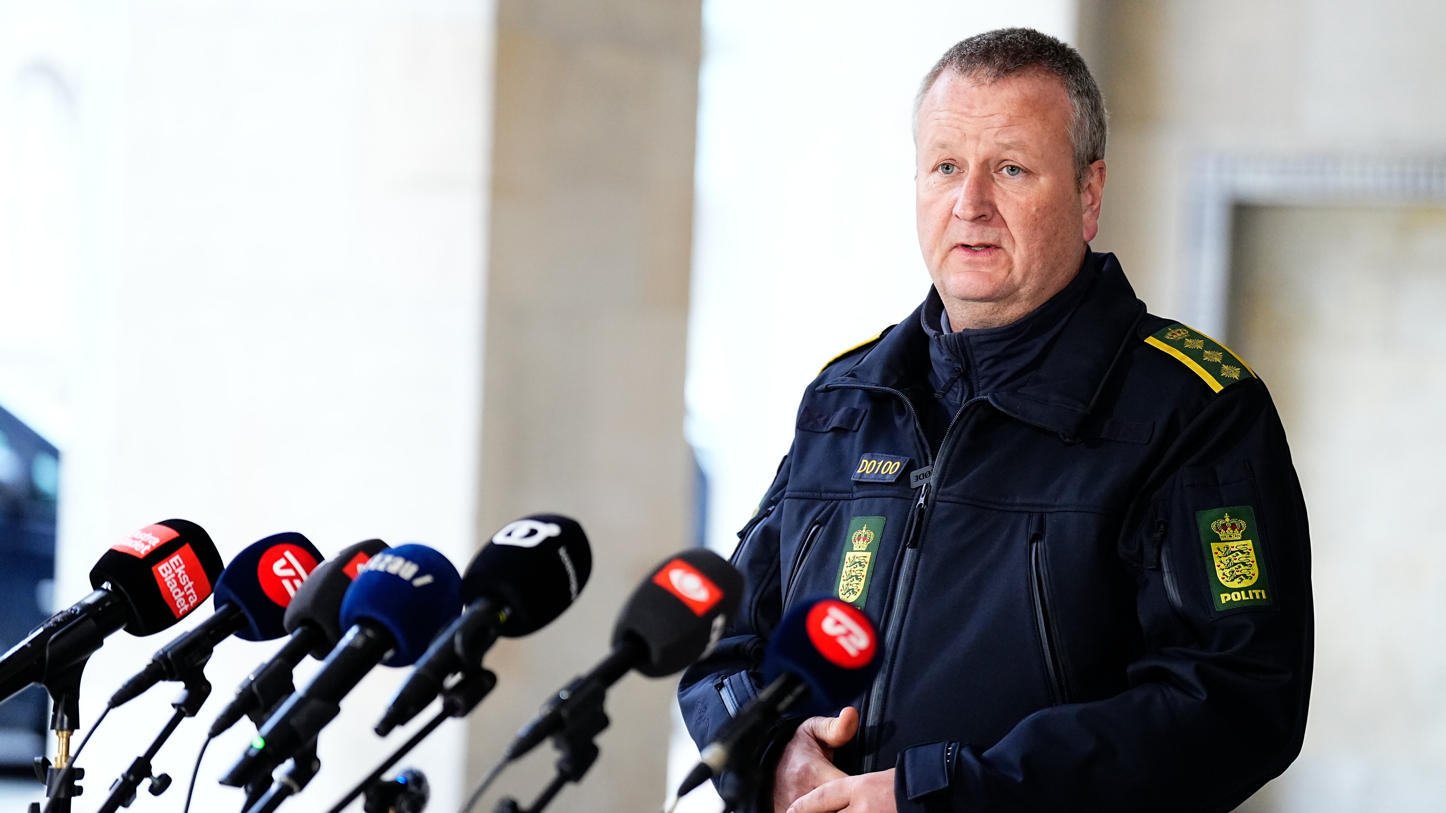 Denmark is holding two people in custody and four others are the target of a terrorism investigation, a prosecutor said (Emil Nicolai Helms/Ritzau Scanpix via AP)