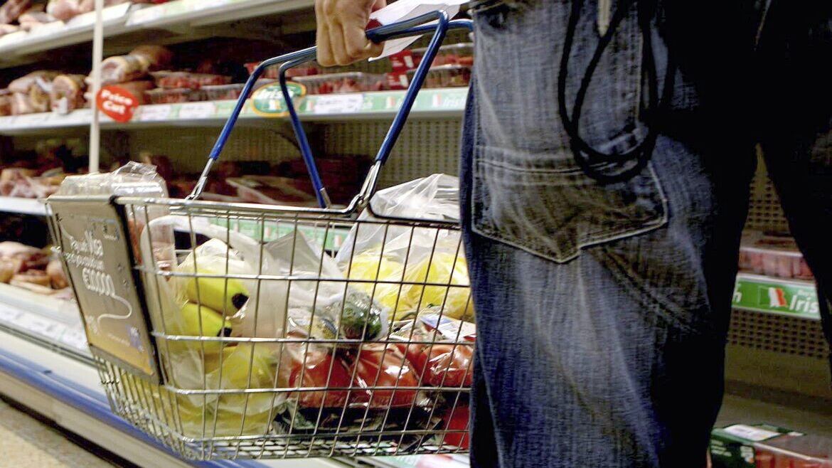 Food inflation in the UK fell to 9.9 per cent in September - its lowest point in 13 months 